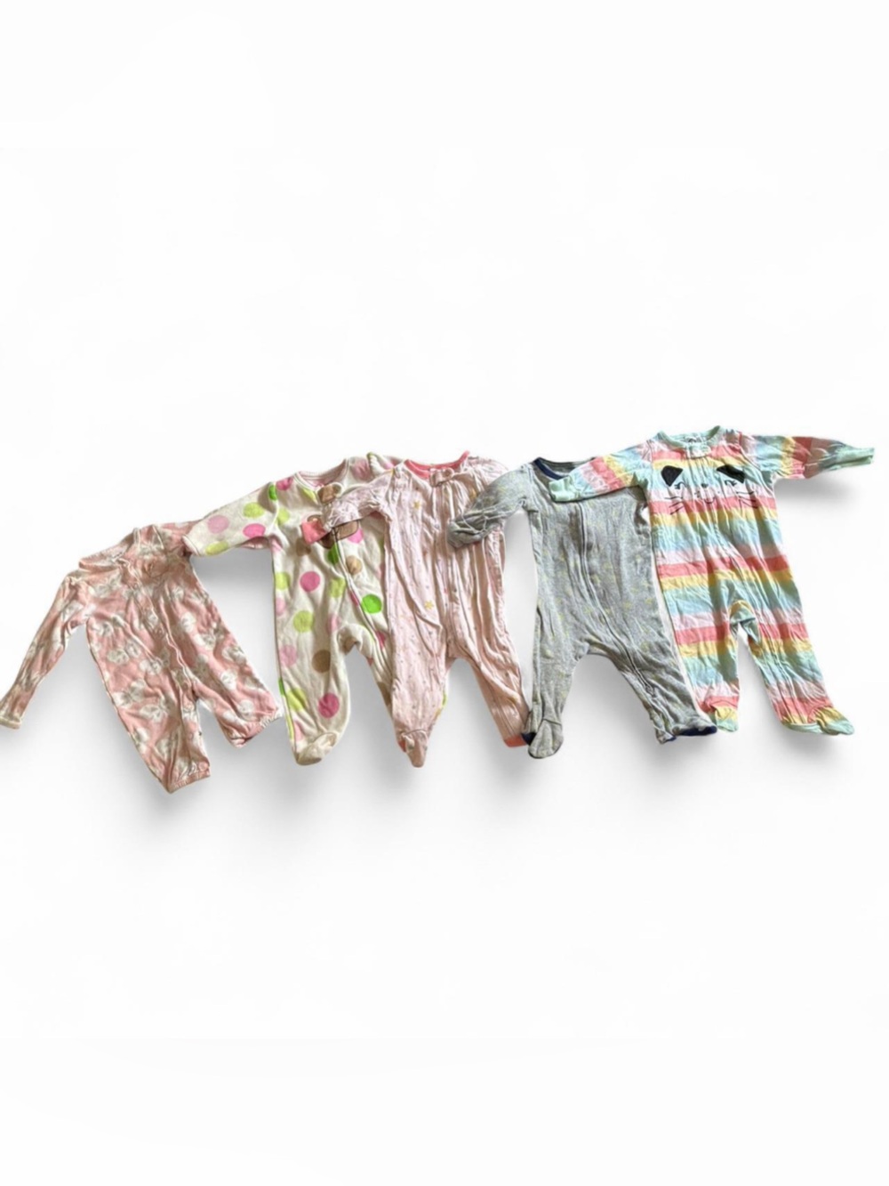 Bundle of 5 Infant 0-3 months Onsies